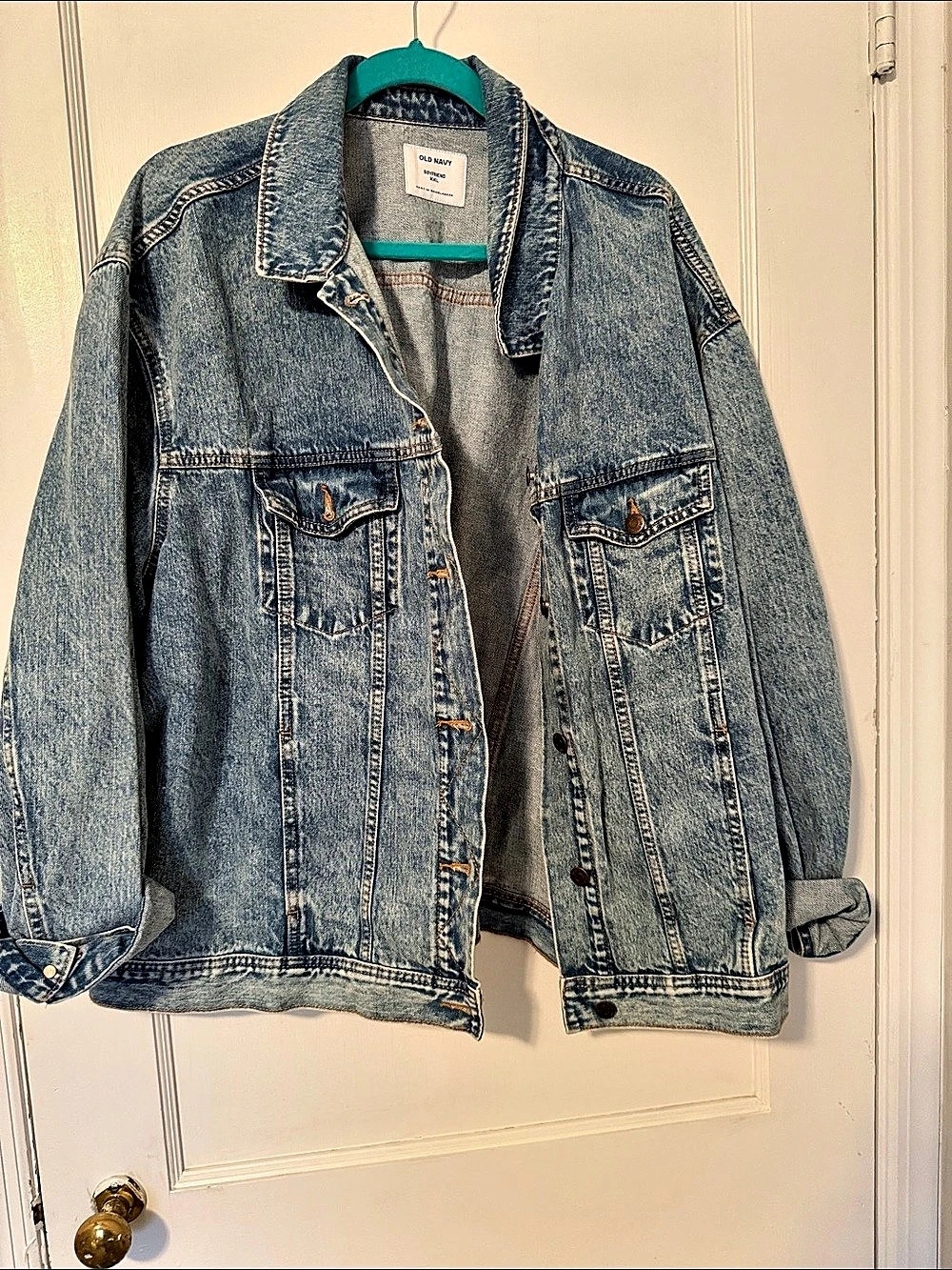 Old Navy Boyfriend Denim Jean Jacket Size XXL